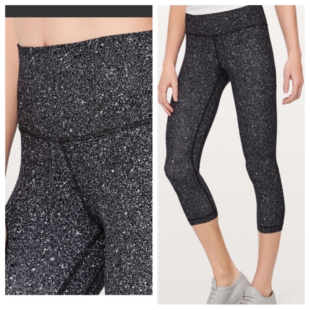 Lululemon Align Crop 21" Luminesce Splatter Ice G… - image 4